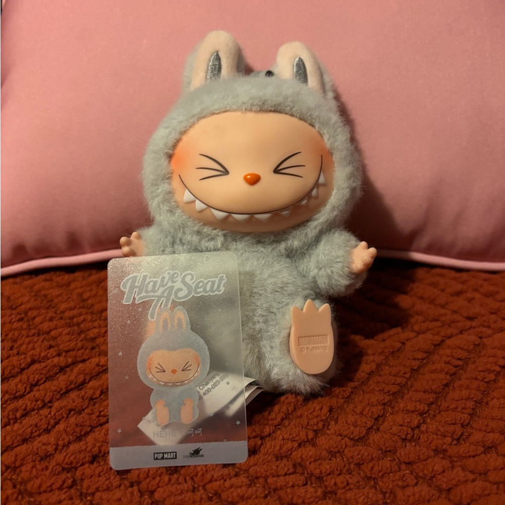 Hehe have a seat labubu Opened